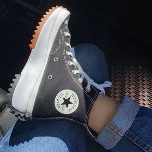 Converse Run Star Hike Hi Black White Gum